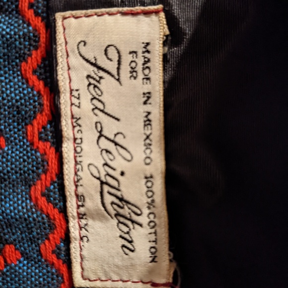 Navy and red vintage Fred Leighton Jacket - Picture 5 of 5